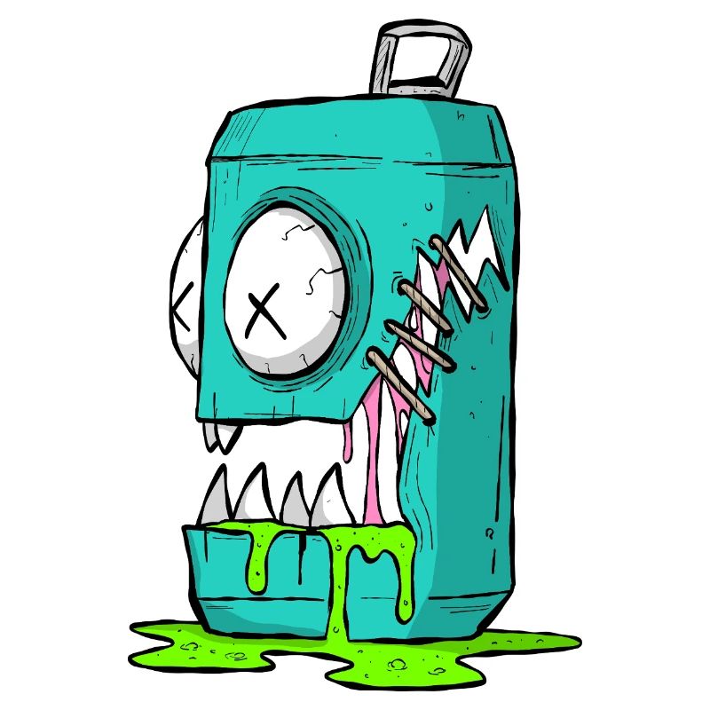 Monster Box Cartoon Comic