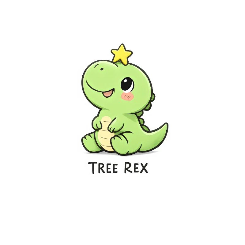 Tree Rex Noël Weihnachten Ugly T Rex