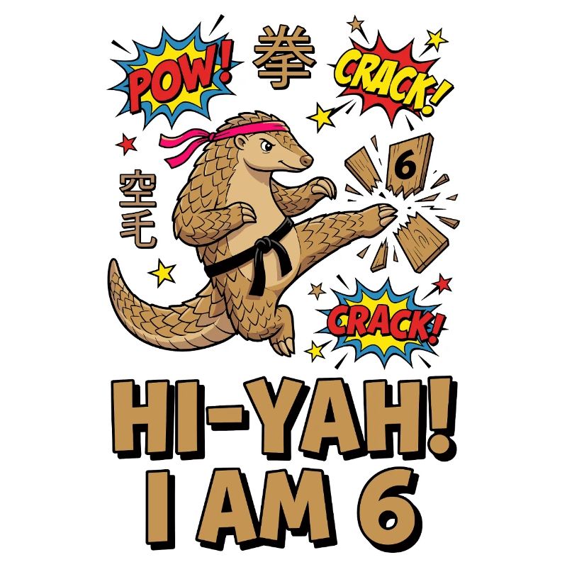 Hi-yah Io Sono 6 Karate Pangolin