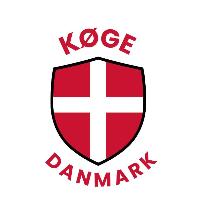Écu du drapeau du Danemark de Køge
