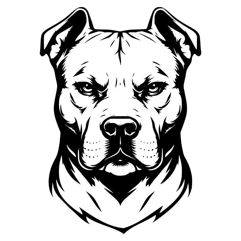 Pitbull Design schwarz