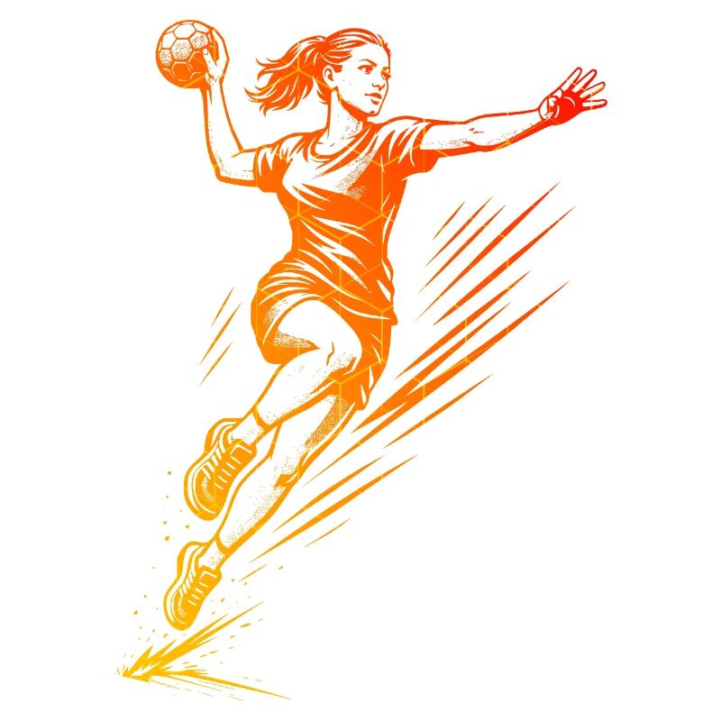 In a nutshell, women's handball
