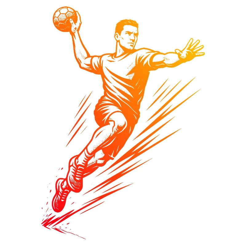 In a nutshell, men's handball