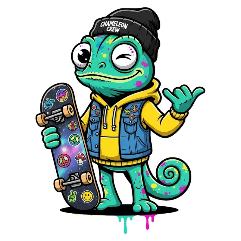 Jeu de couleur Chameleon Skate Crew