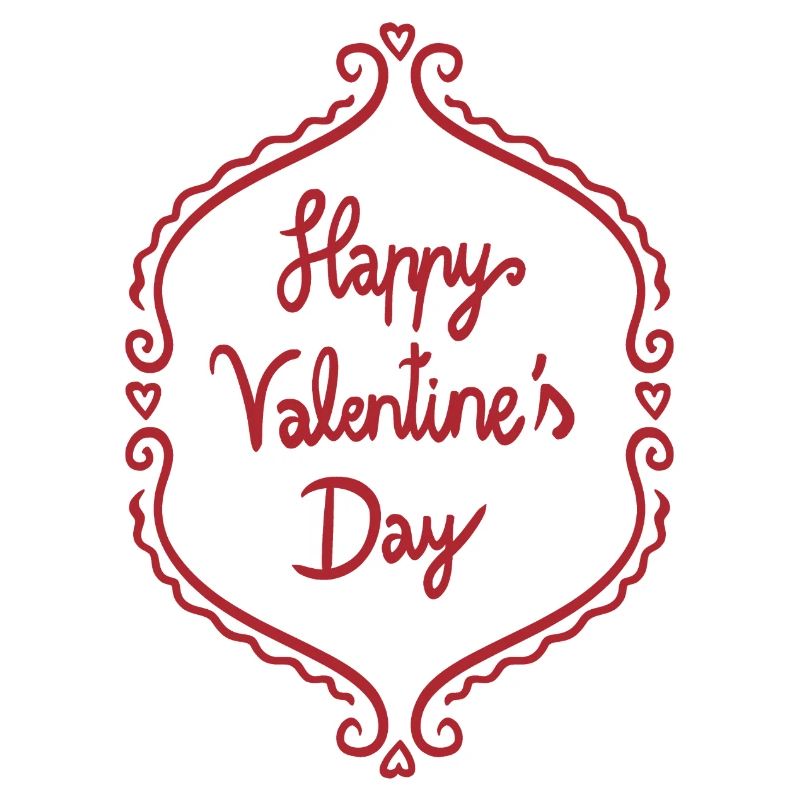 Valentine's Day Ornate Frame