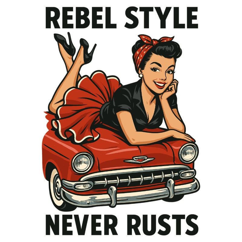 Rockabilly Pin-Up: Rebel Style Never Rusts Retro