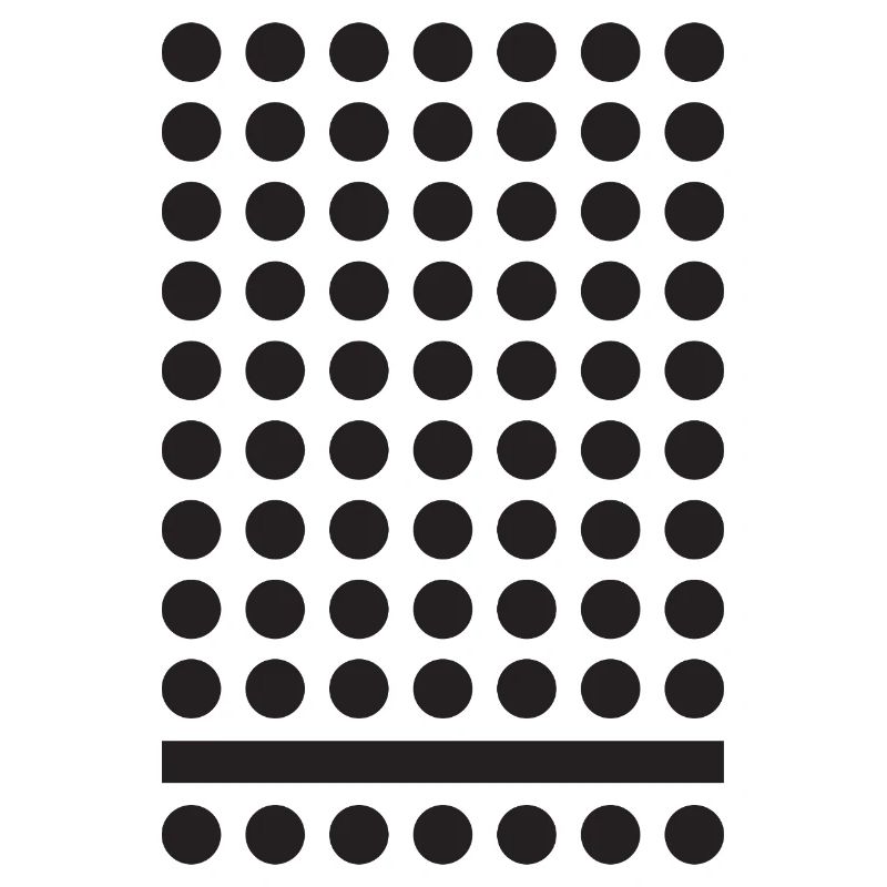 Monochrome Dot Grid Pattern