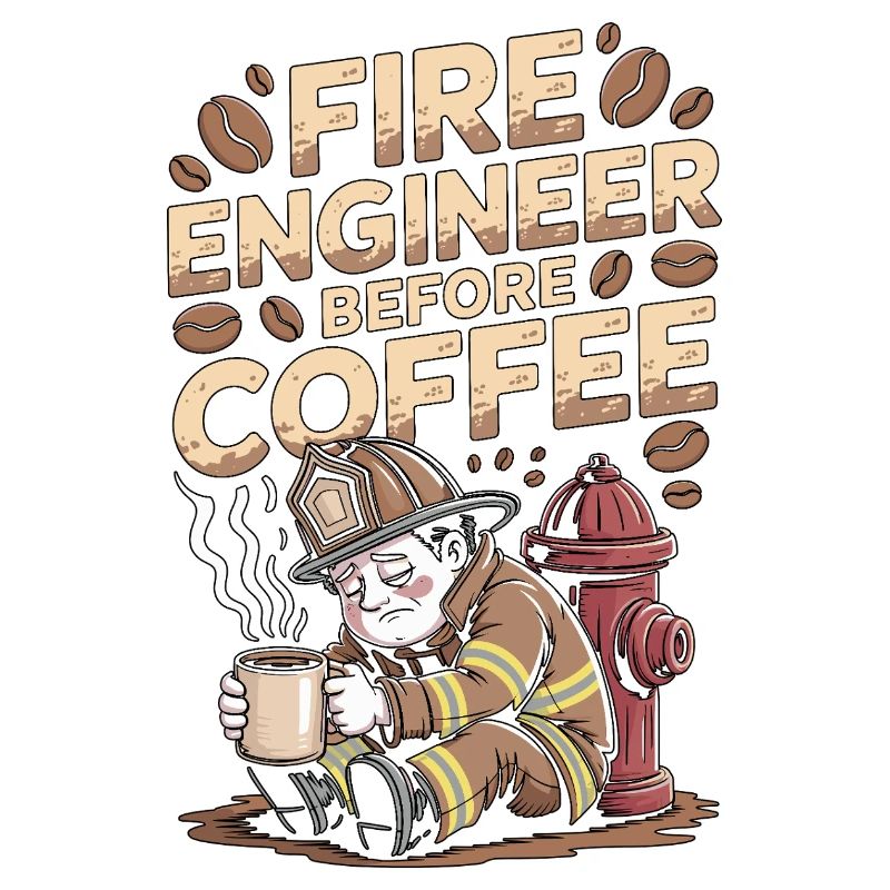 Fire Engineer Before Fire Service Coffee Lover