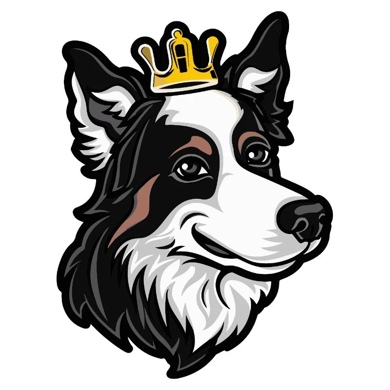 Couronne de chien Border Collie