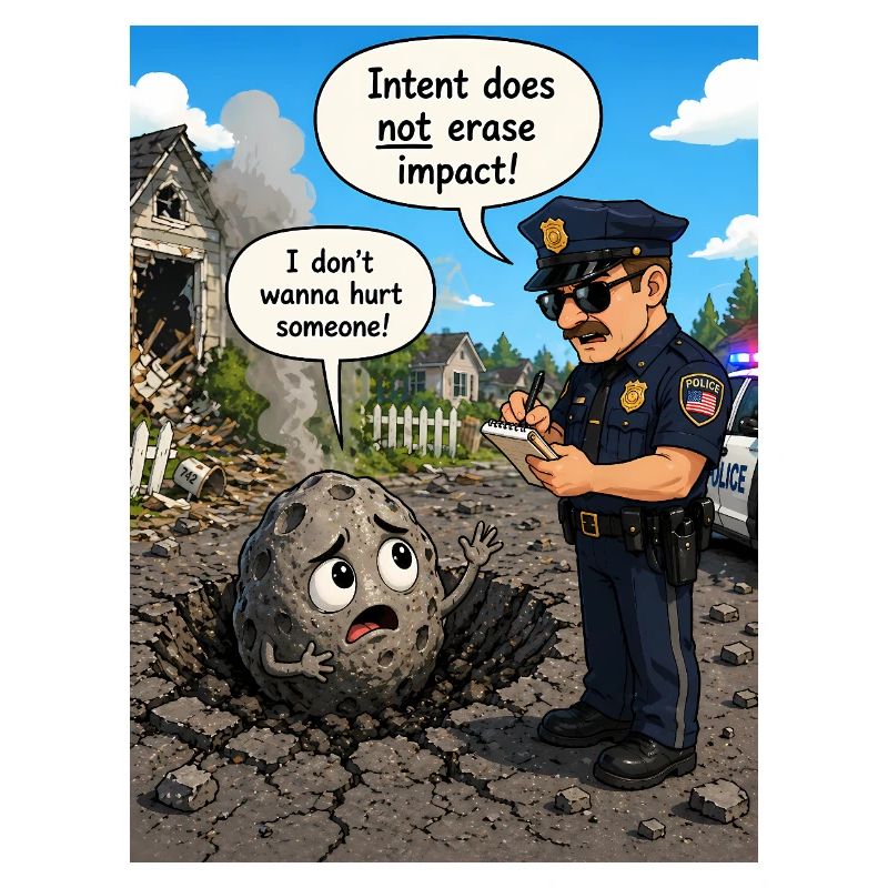 L’intention n’annule pas l’effet