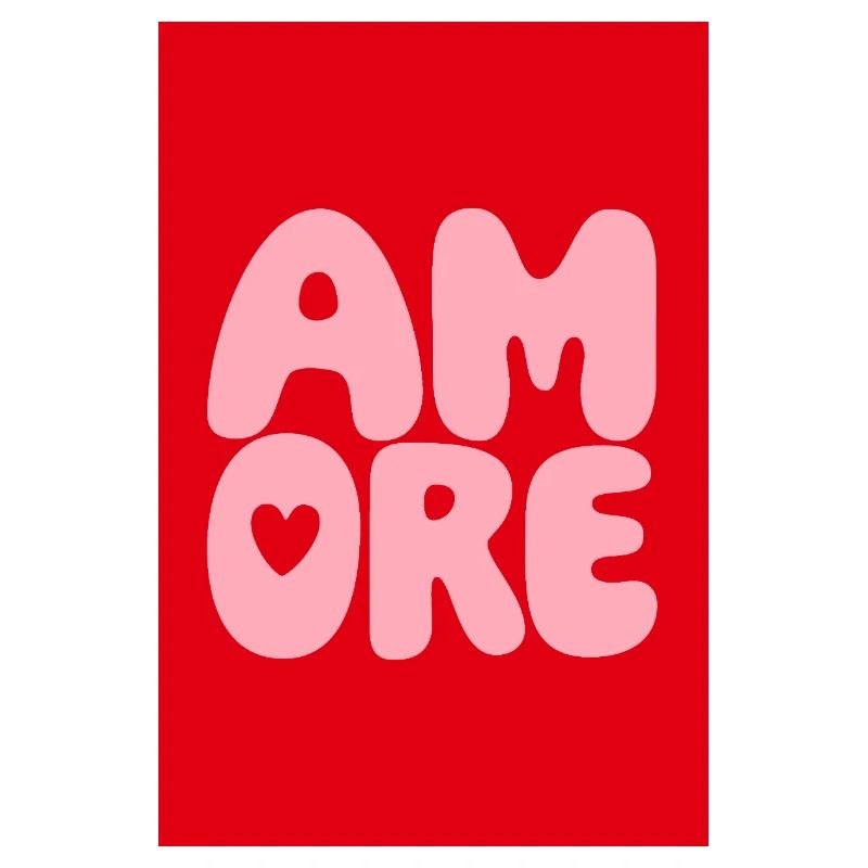 Amore Retro Bubblenschrift