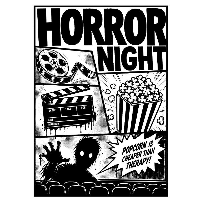 Horror Cinema Zombie Comic