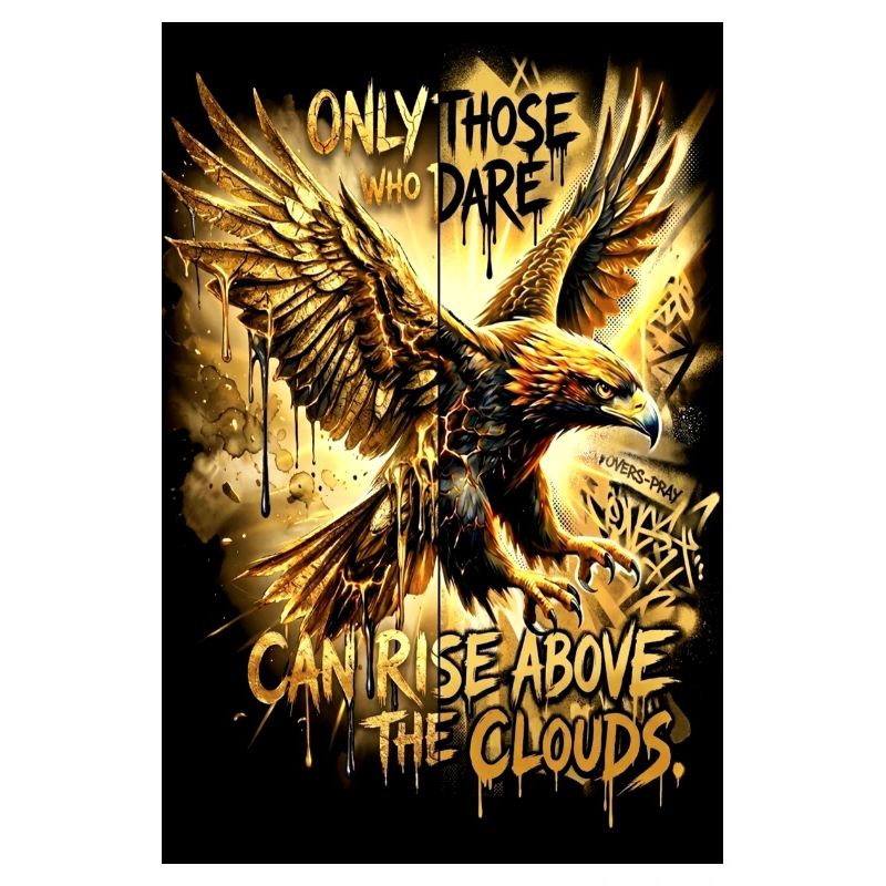 Eagle Poster Motivation Saying Mural