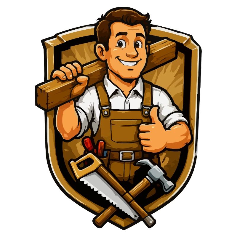 Blason artisan Charpentier