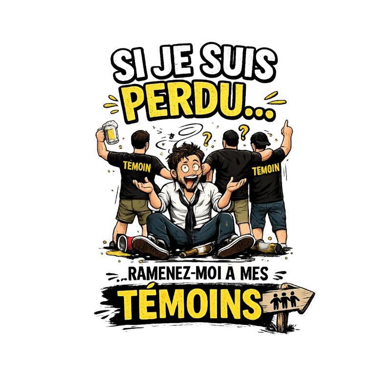 Perdu… TémoinS - Bande d’amis comique