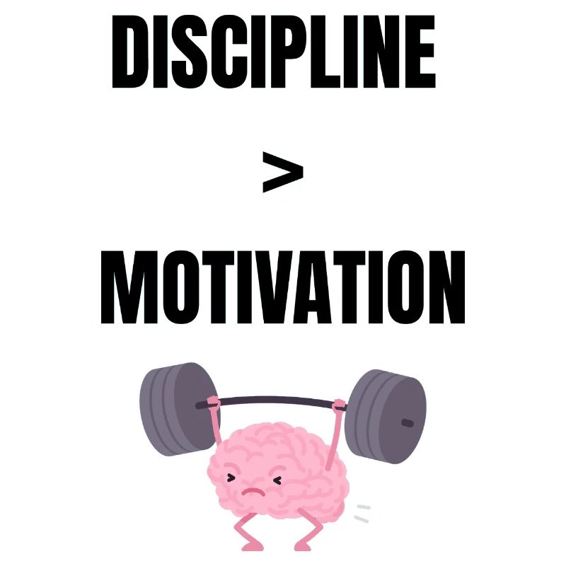 Disziplin über Motivation