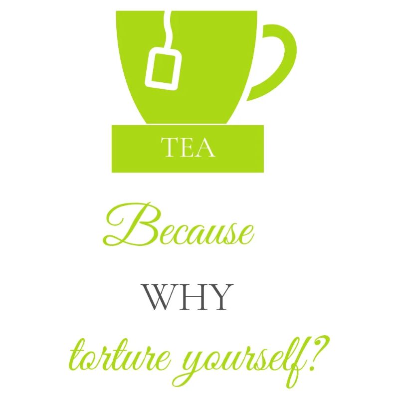 TEA-RIFFIC (Lime + Grey)