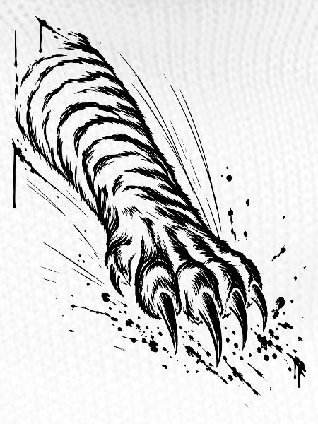Tiger Pfote