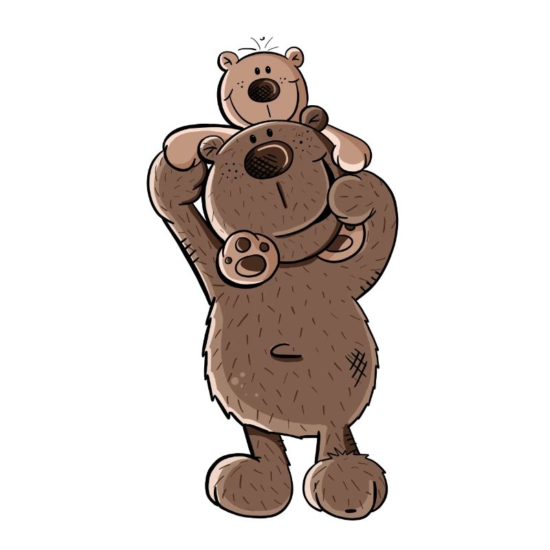 Bärenpapa oder Bärenbruder I Geschwister I Papa