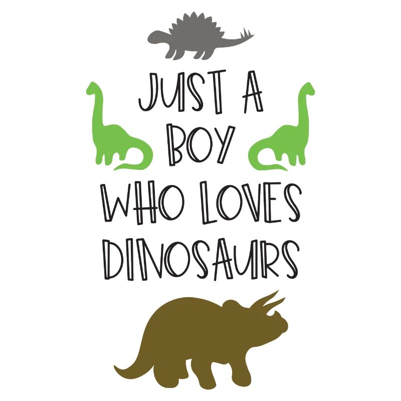 Nur ein Junge, der Dinosaurier liebt