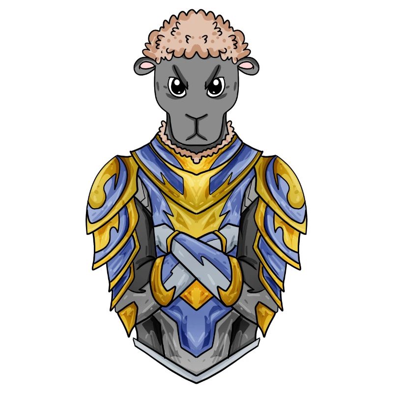 Knight Sheep Crusader