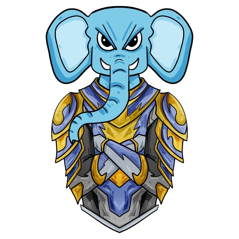 Knight elephant cool