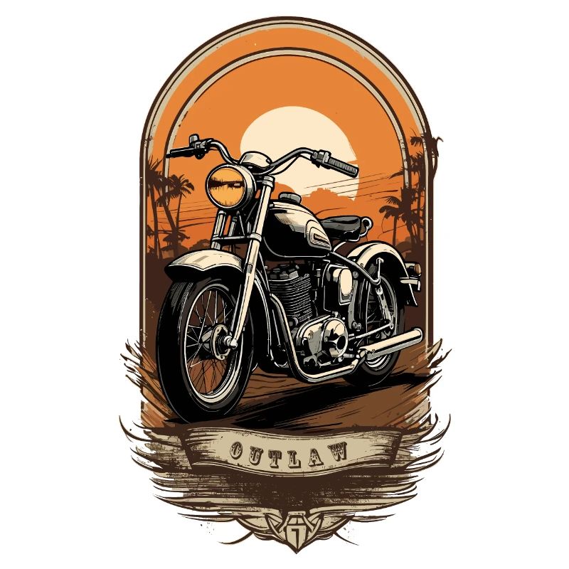 Retro Motorcycle