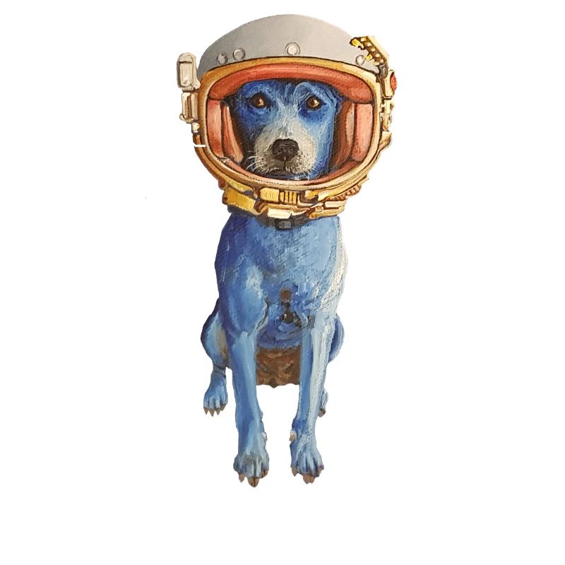 Laly Blue Astronaute en Casque Spatiale