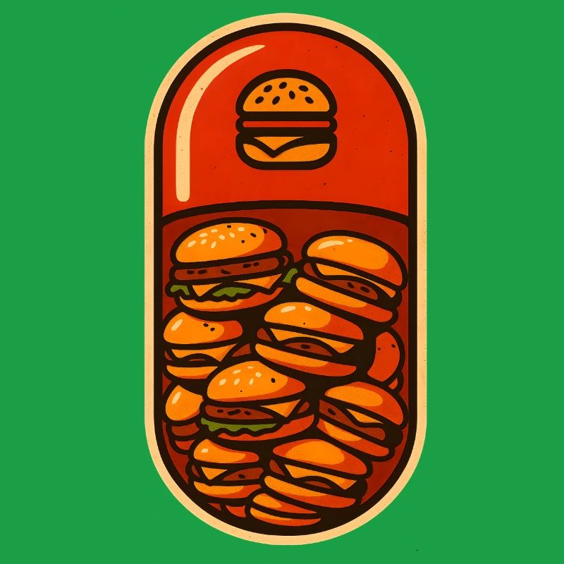 Funny Hamburger Stack Lover Design