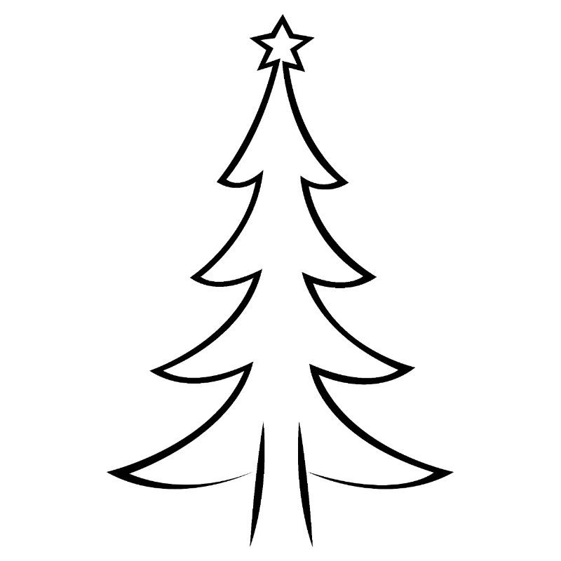Minimalist Geometric Christmas Tree