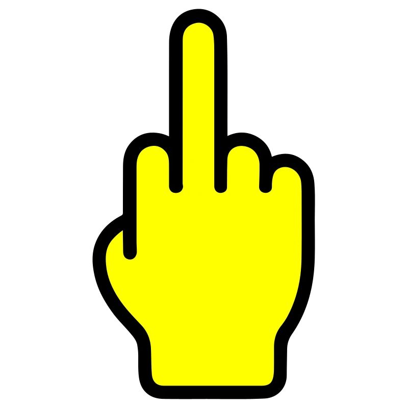 Middle finger icon