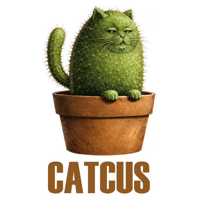 Catcus – Amour du cactus chat épineux