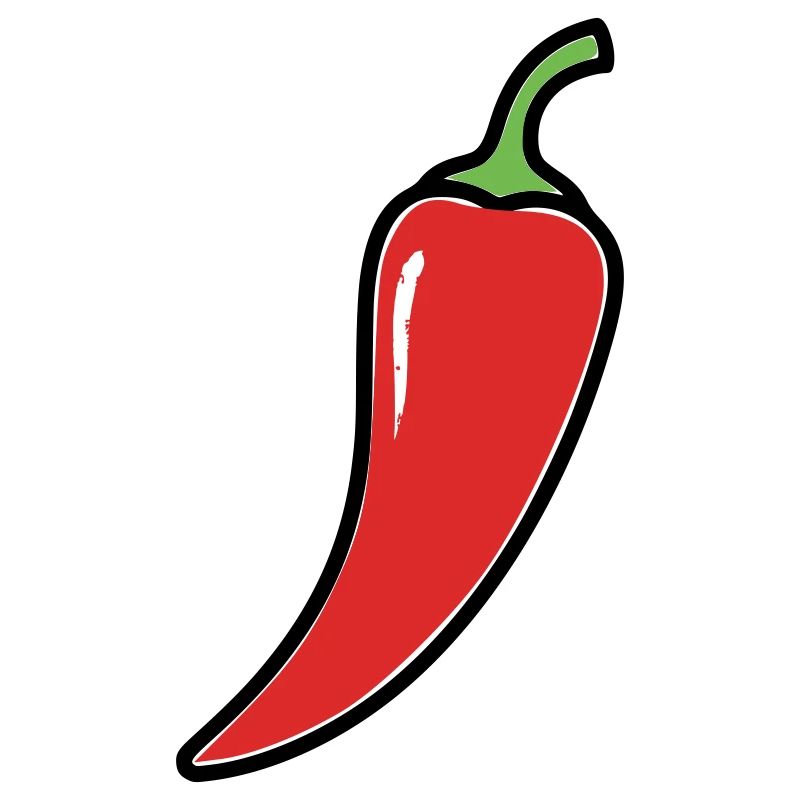 Chili Schote Scharf Comic