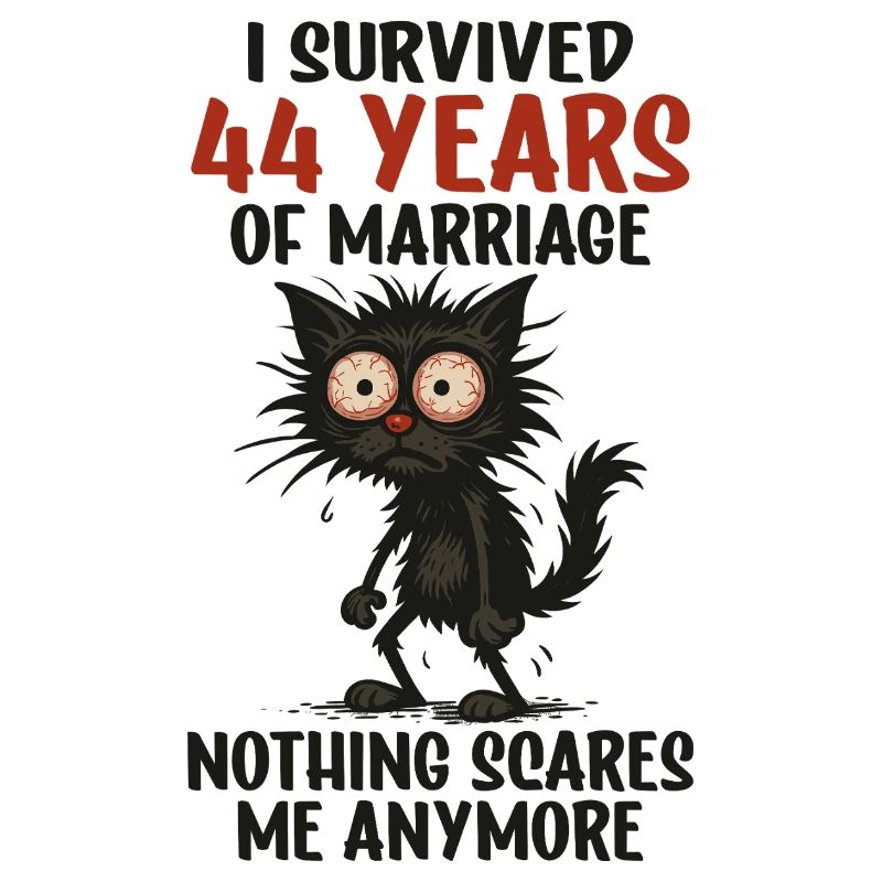 44 Hochzeitstag Geschenk Mann Frau Ehemann Ehefrau