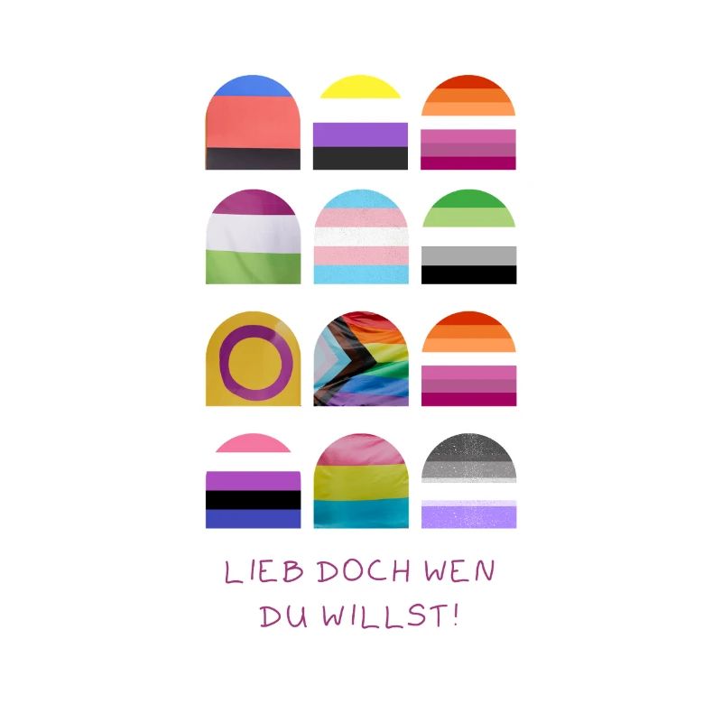 Lieb Doch Wen Du Willst Pride Muster