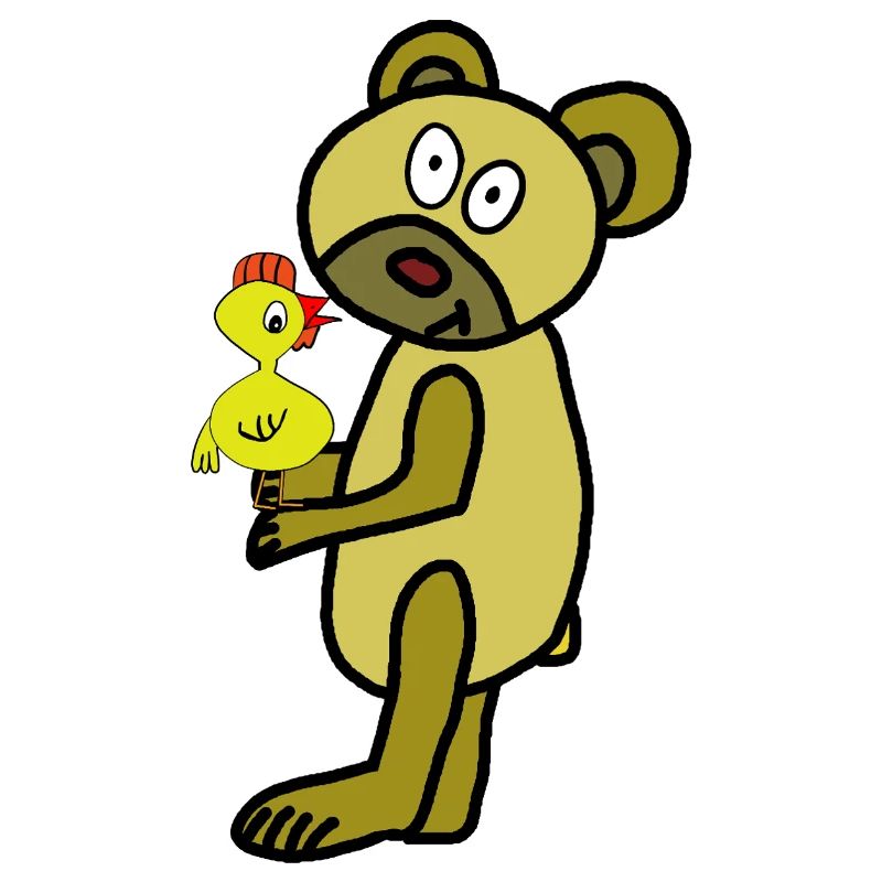 Teddy Easter Chick Chicken Kids Child