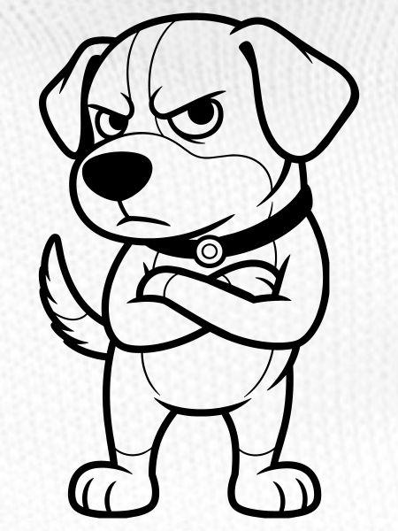 Grumpy Dog