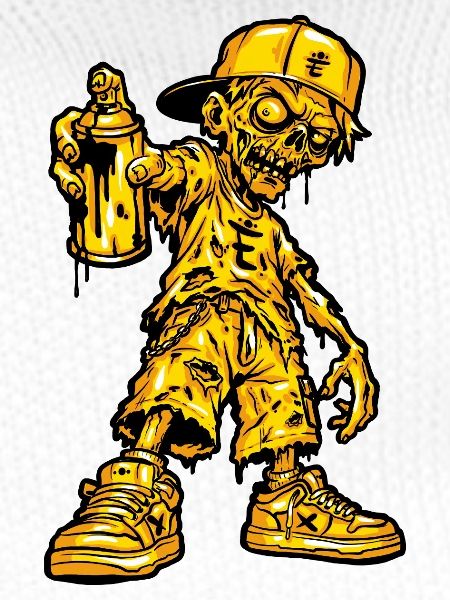 Zombie Graffiti Halloween