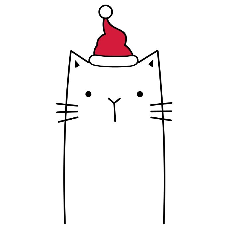 Cat Nicholas Christmas cap gift idea
