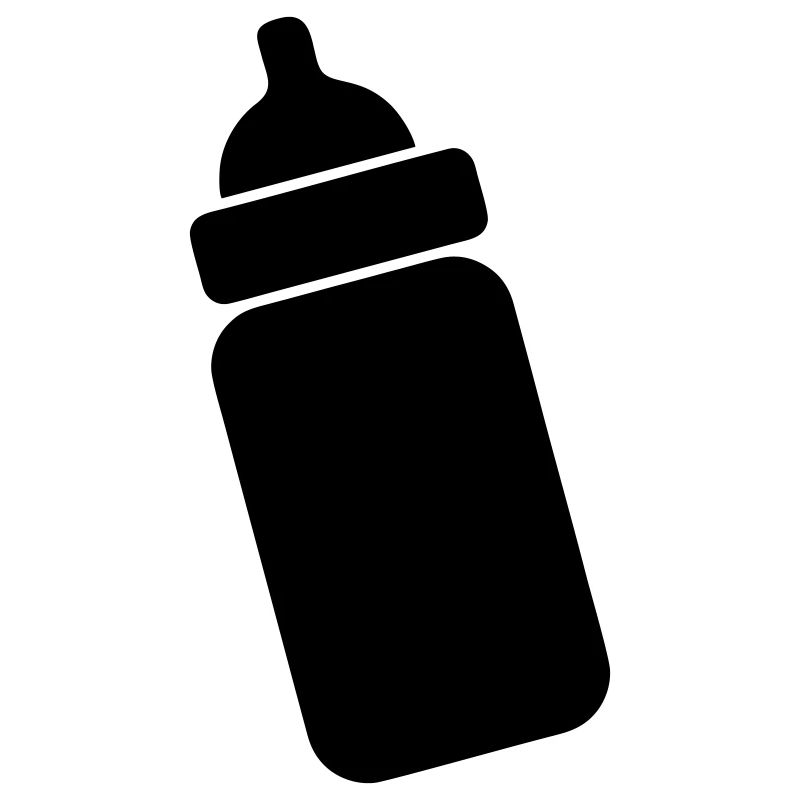 Image de teinte transparente du biberon