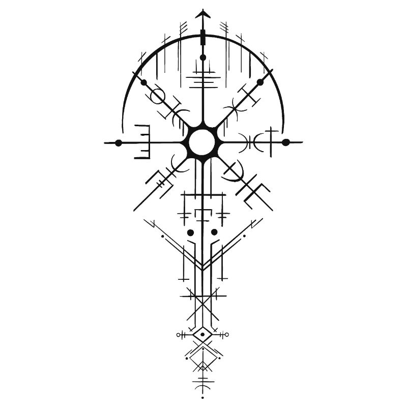 Nordic Rune Amulet Design