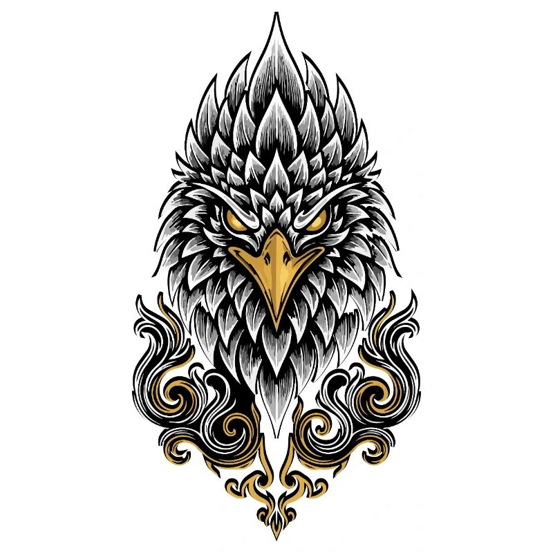 Imperial Eagle Mascot Elite Force Logo
