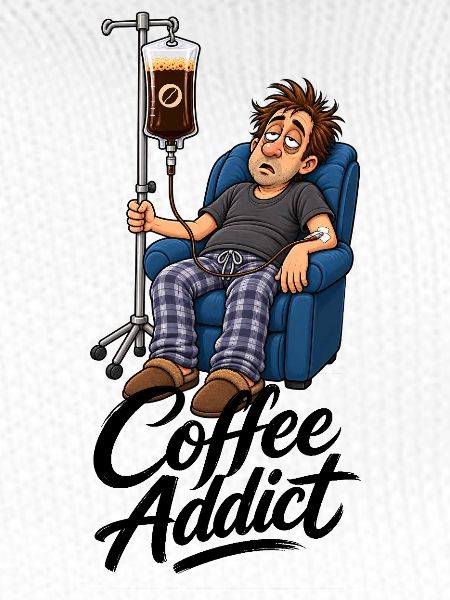 Coffee Addict Kaffeesüchtig
