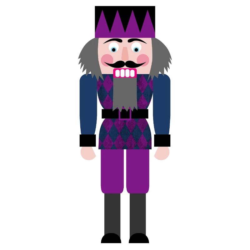 Nutcracker Diamond Rhombs Pattern Christmas Xmas