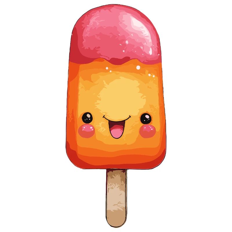 Kawaii Popsicles Smile