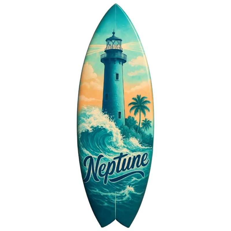 Neptune Lighthouse Surfbrett