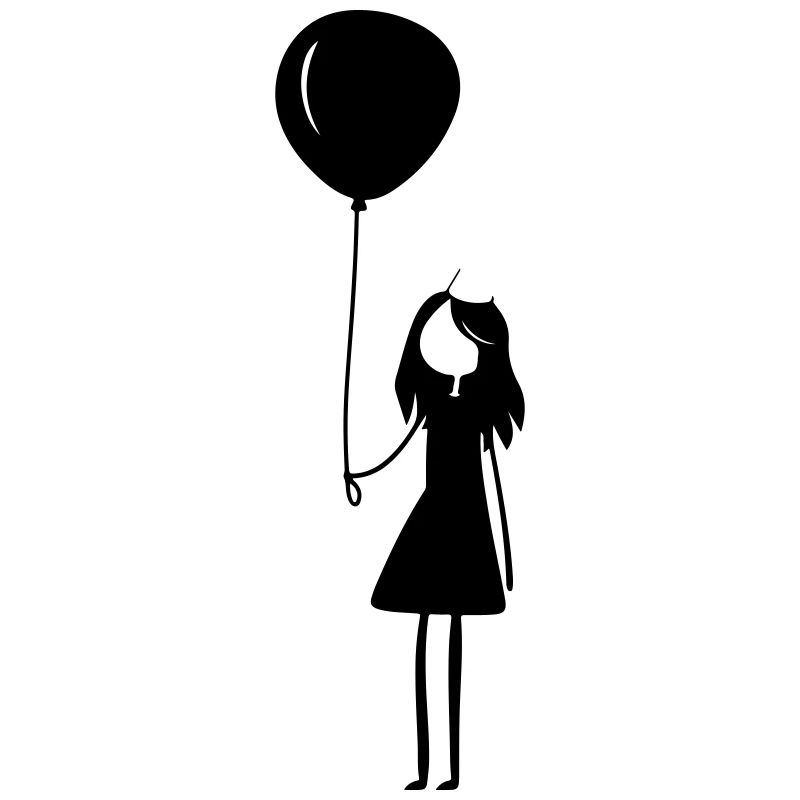 Geburtstag Ballon Mädchen Kind
