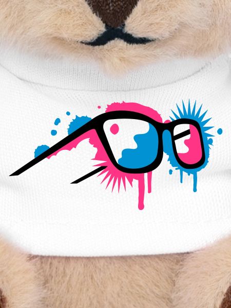 3D glasses in graffiti style