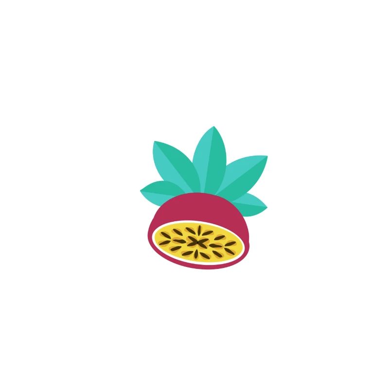 Illustration de fruit de la passion – Motif de fruit d’été