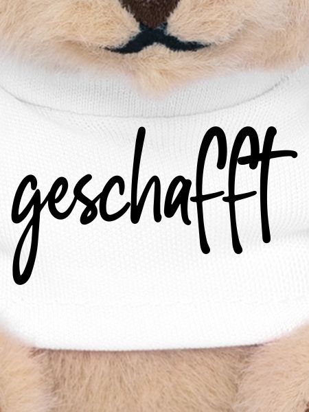 geschafft